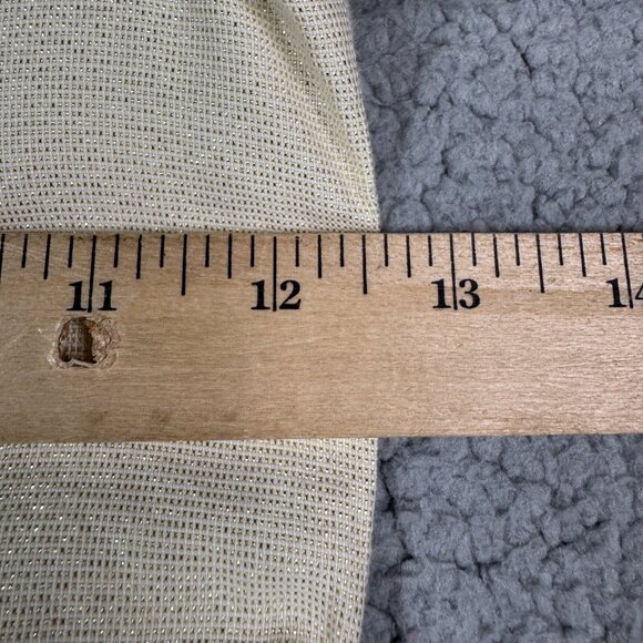 Vintage Anavini Hand Smocked Size 5 Beige Short Sleeeves Pleated Dress Midi Line - Picture 7 of 12